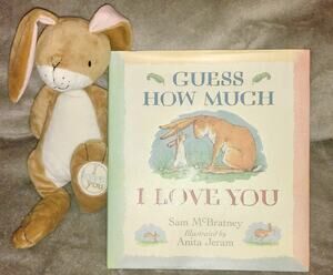 Guess How Much I Love You Plush Bunny & Hardcover Book Gift Set 13" Rabbit